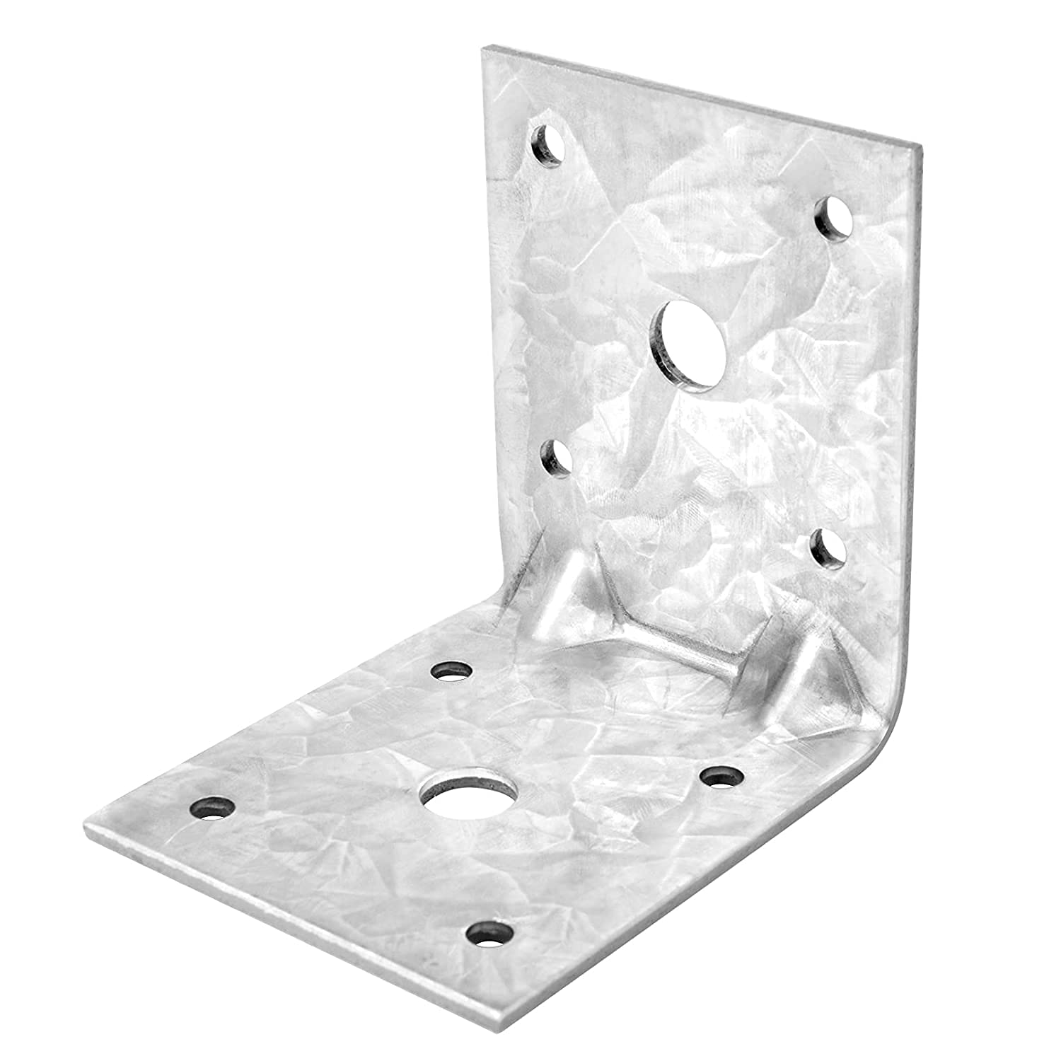 Amazon.co.jp: 10 個 L字型 アングルブラケット （73 + 73）x60mm リブ